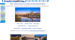 Desktop Screenshot of bluedanubeholidays.com